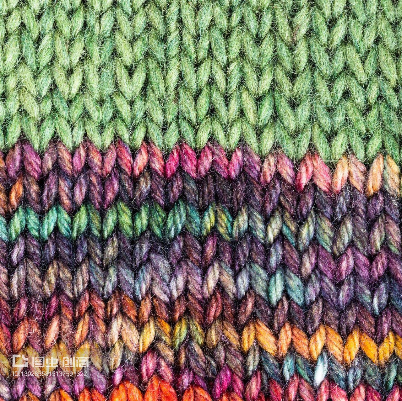 手織毛布的紋理特寫 毛織藝術(shù)的細膩之美