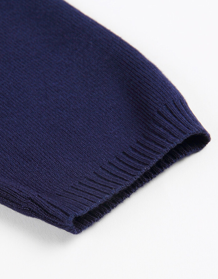 OSA歐莎2016秋季新款毛織撞色拼接連衣裙 時尚與舒適的完美融合