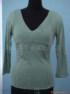 針織服裝加工 專注于T恤衫與真絲針織服裝的來料生產